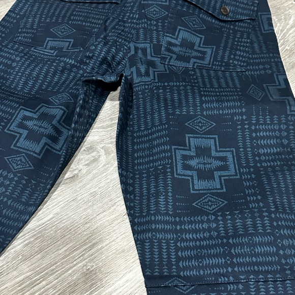 Pendleton Navy Patterned Pants - Picture 5 of 6